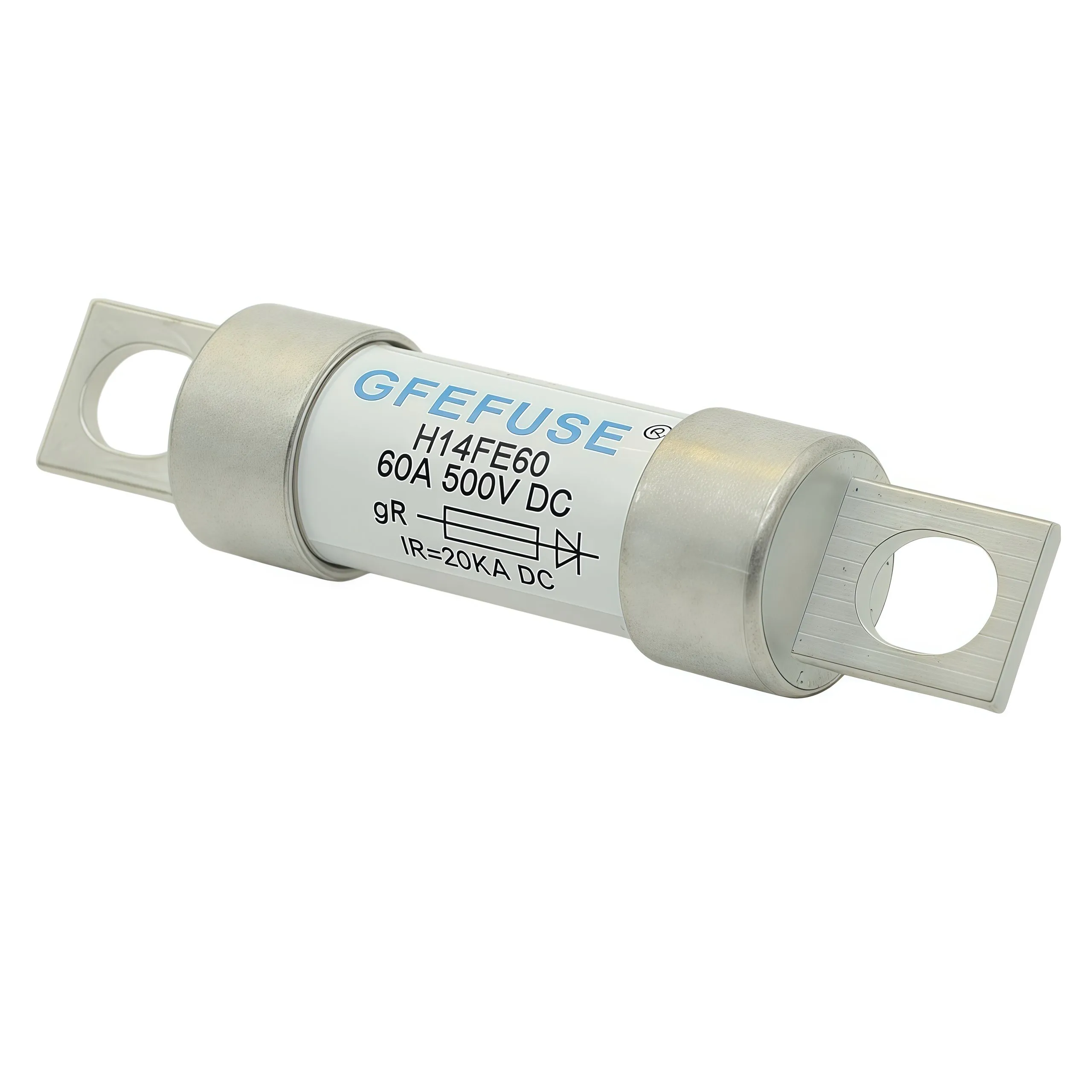 High-speed fuse H14FE 40A-60A 450V 500V new energy vehicle fuse