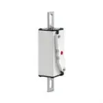 GFHVT1500‑59ES series square‑body fast‑acting ar dc fuse flush‑end‑contact front view 1500VDC
