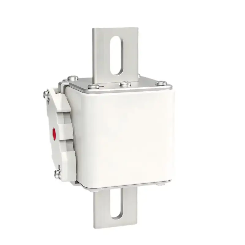 GFEVT1000‑59E series square‑body fast‑acting ar dc fuse B‑bolted‑type front view