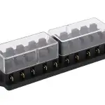 GFEV/10 automotive fuse combination kit ABS H65 copper contact ATO 32VDC multi‑circuit automotive fuse blocks