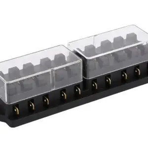 GFEV/10 automotive fuse combination kit ABS H65 copper contact ATO 32VDC multi‑circuit automotive fuse blocks