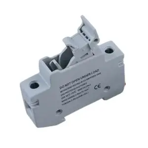 GFPV10F photovoltaic fuse holder 10X38mm 1000V DIN rail bolt‑connection RoHS REACH solar pv fuse base