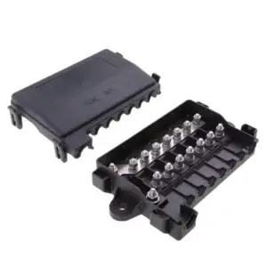 GFEV(07) mixed‑circuit MEGA MIDI automotive fuse blocks PA66 bolt‑fixed contacts car bus RV DC wiring box