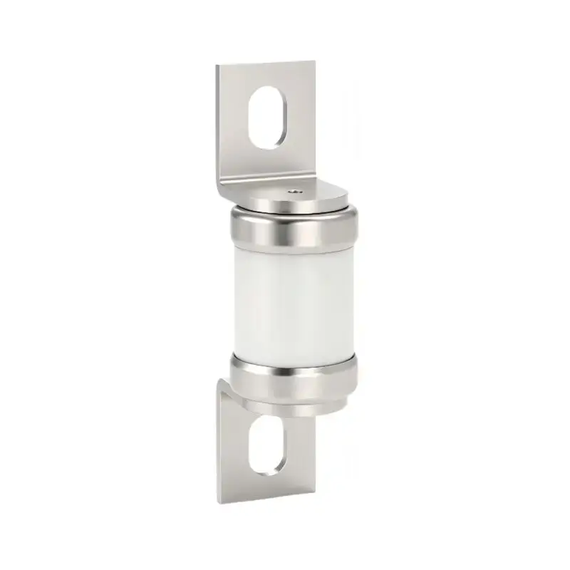 GFEVT500‑18R series fast‑acting ev dc fuse flush bolt‑on front view
