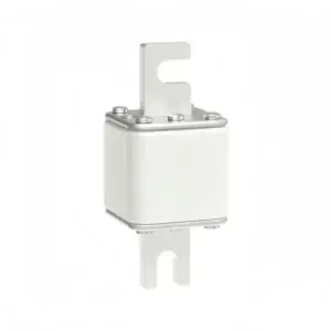 GFEVT500‑N‑74E series square‑body fast‑acting ar dc fuse BN‑flat‑bolted‑type front view no‑indicator
