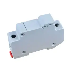 GFEV(H14) 14×51 photovoltaic fuse base 50A 1500V DC DIN‑rail bolt‑terminal RoHS REACH solar pv fuse holder