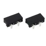 GF-702 horizontal medium-car insert fuse holder PCB mount clip front view
