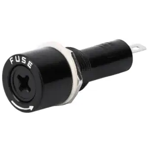 ESSFUSE R3/22 Panel Mount Fuse Holder 6X30 Glass Fuse 10A 250V