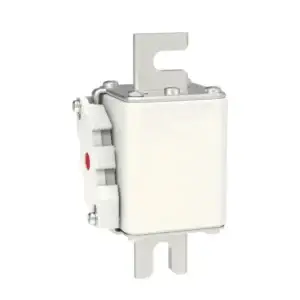GFEVT1000‑74E series square‑body fast‑acting ar dc fuse B‑flat‑bolted‑type front view