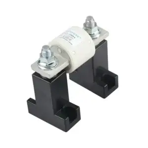 GFEVF750‑Series north‑american style aR semiconductor dc power fuse front view
