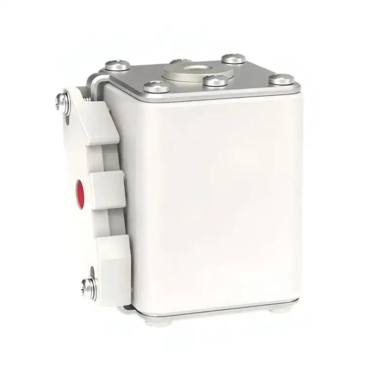 GFHVT1500‑A‑59ES series square‑body fast‑acting ar dc fuse flush‑end‑contact front view 1500VDC