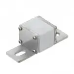 GFEVT250‑36E series square‑body stud‑mount fast‑acting dc fuse front view