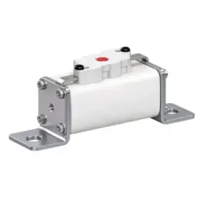 EssEv‑0# series square‑body aR fast‑acting ess dc fuse front view