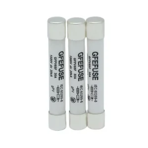 GFPVT1500‑10R series photovoltaic pv fuse ferrule‑type front view