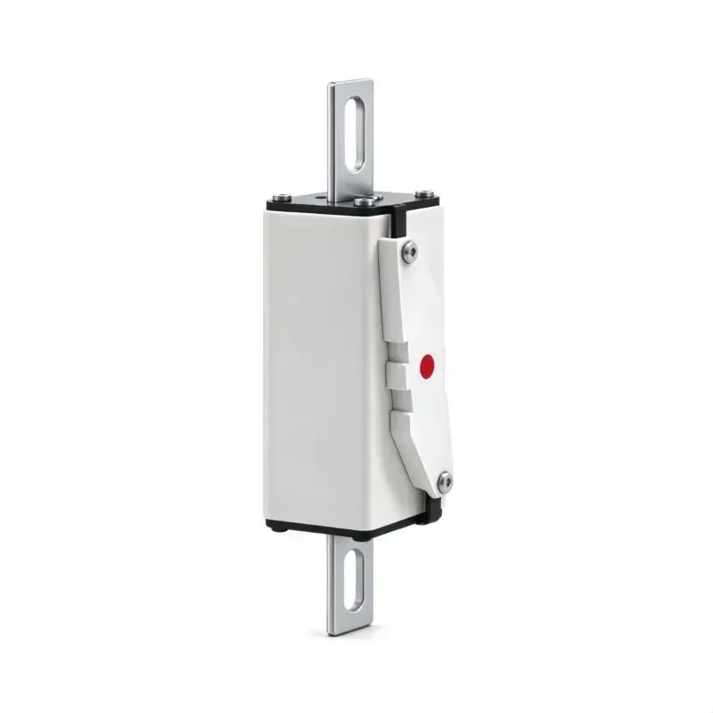GFHVT1500‑74ES series square‑body fast‑acting ar dc fuse B‑flat‑bolted‑type front view 1500VDC