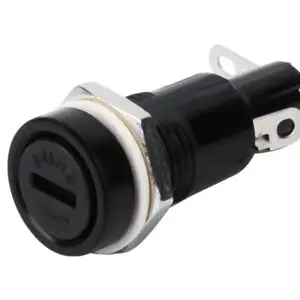 panel mount fuse holder fuse clip 5x20mm 10A bakelite