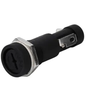6x30mm panel mount fuse holder 15A 250V PBT