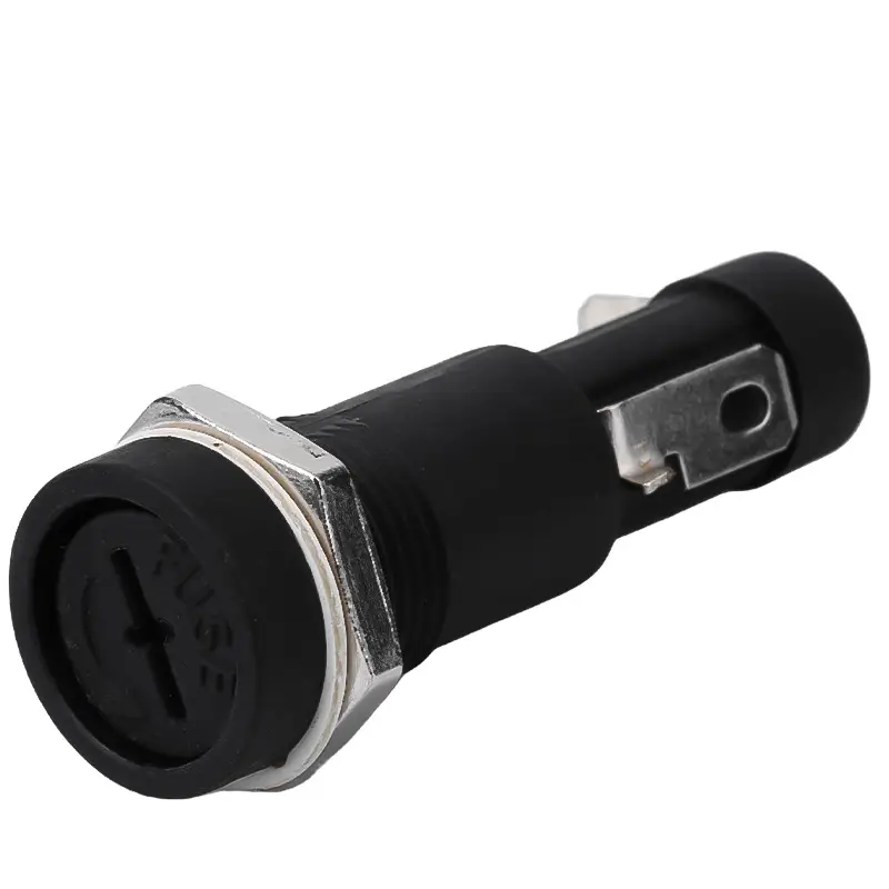 6x30mm panel mount fuse holder 15A 250V PBT