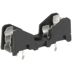 PCB mounted fuse holder dual 5x20 6x30 through hole