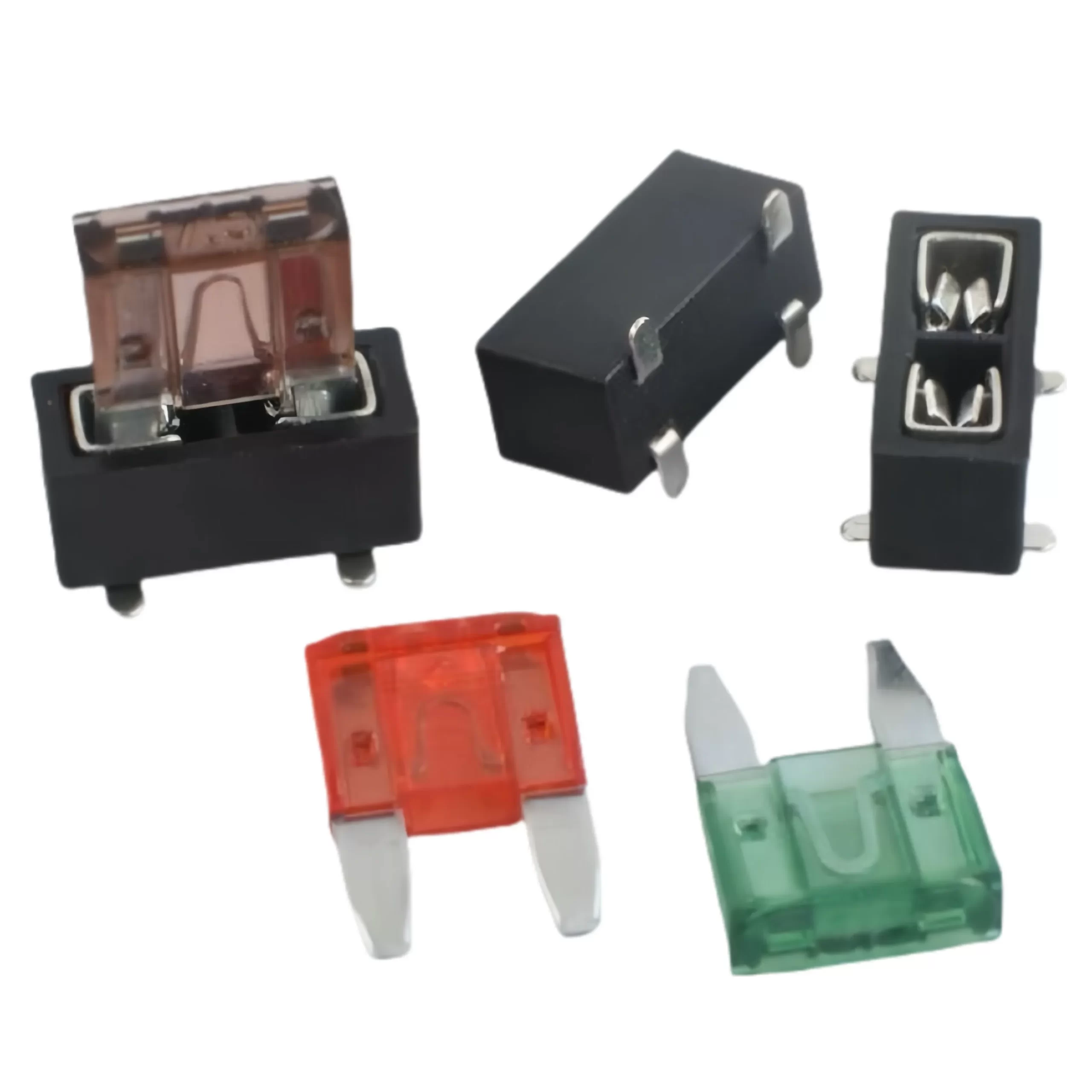 GF-C41B automotive fuse holder, mini blade fuse holder, PCB fuse holder